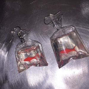 Fair Fish Silver Earrings